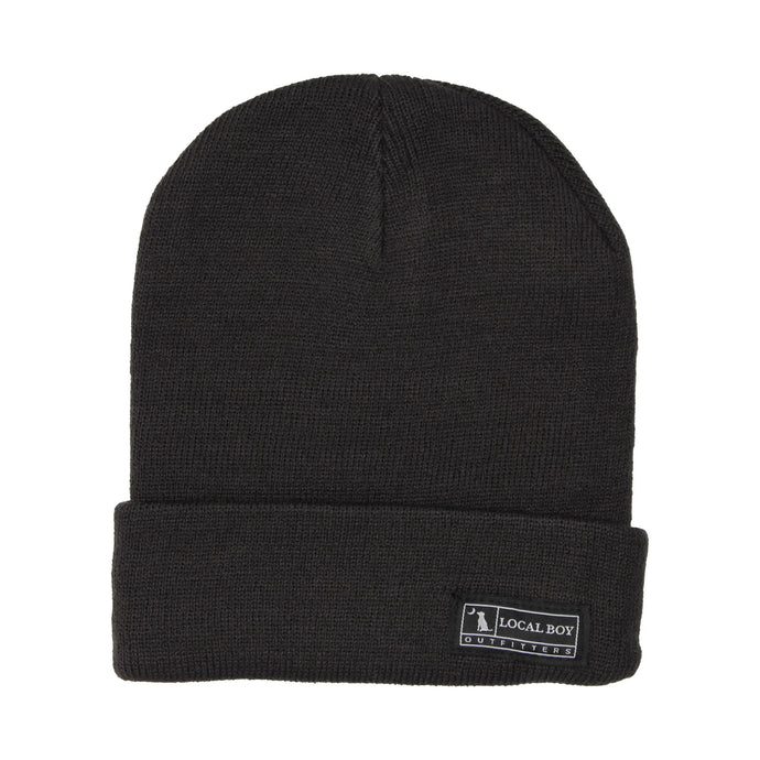 Local Boy Woven Label Beanie Smoke