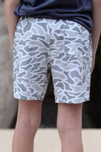 Load image into Gallery viewer, Burlebo Youth White Camo Athletic Shorts