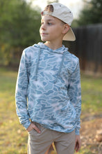 Load image into Gallery viewer, Burlebo Seaside Camo Youth Performance Hoodie