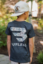 Load image into Gallery viewer, Burlebo Youth Classic Deer Camo Signature Logo SS Tee