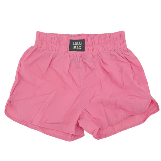 Lulu Mac Youth Solid Shorts in Bubblegum