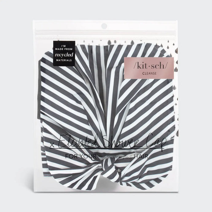 Kitsch Luxury Shower Cap Stripes