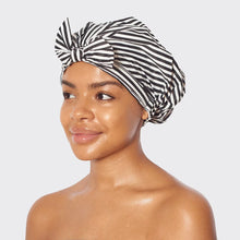 Load image into Gallery viewer, Kitsch Luxury Shower Cap Stripes