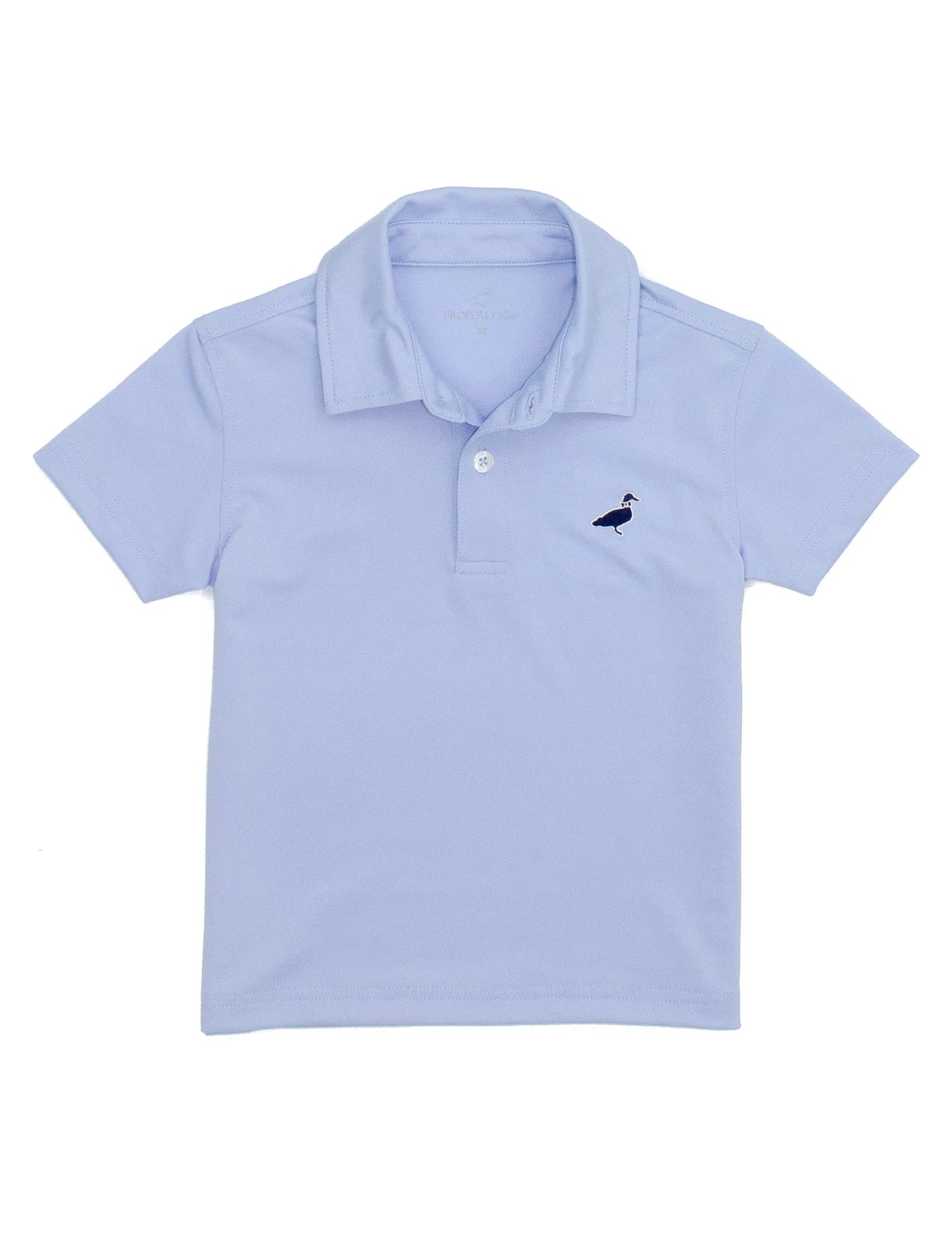 Properly Tied Boys Canal Polo Light Blue