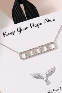 "Hope" Necklace-Silver