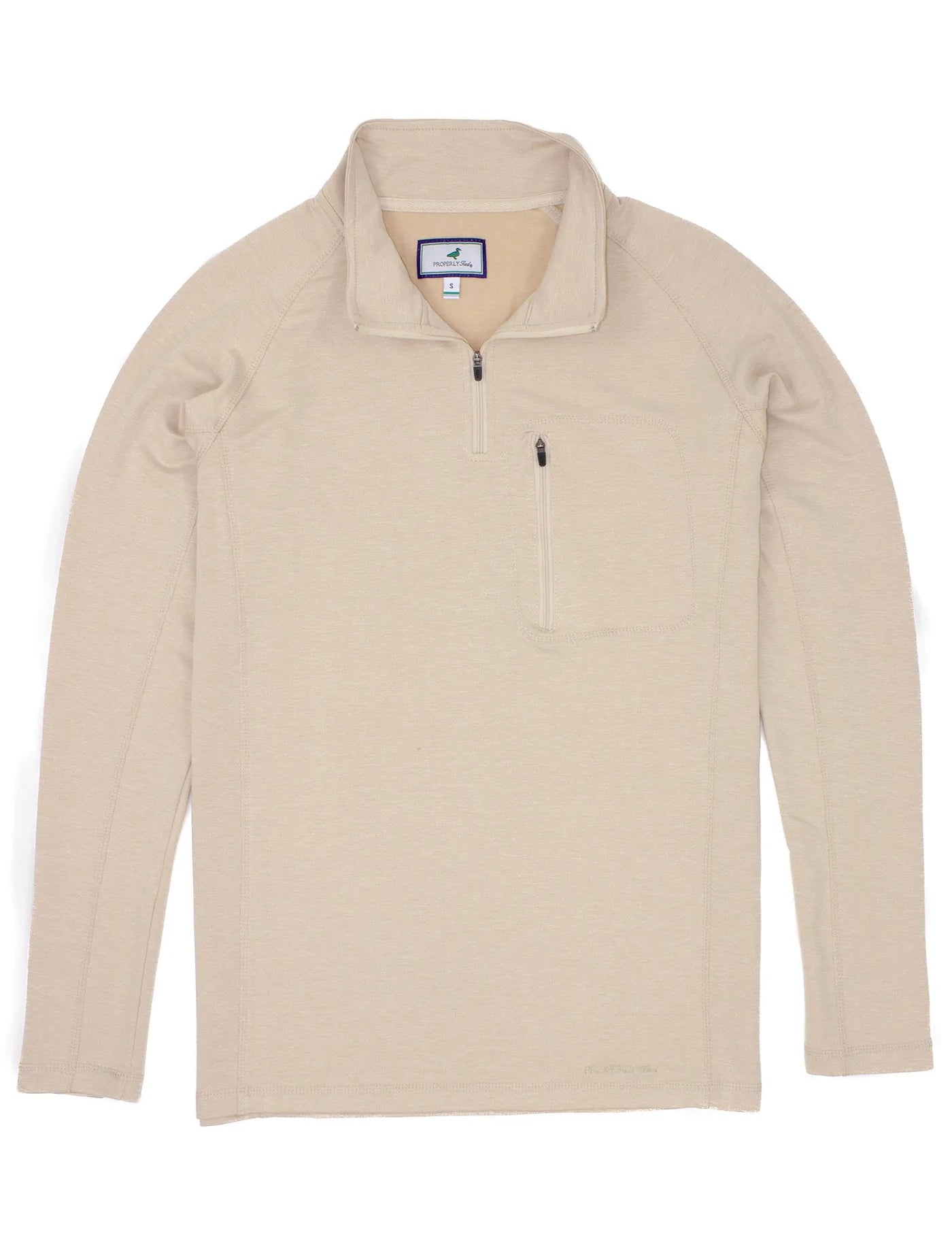 Properly Tied Men's Bay Pullover Sand