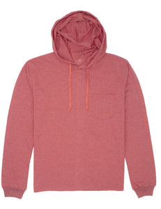 Properly Tied Men's Gulf Hoodie Rustic Red Heather