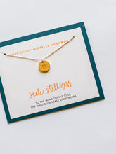Load image into Gallery viewer, Mary Square Necklace Carded Seek Stillness