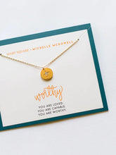Load image into Gallery viewer, Mary Square Necklace Carded Worthy
