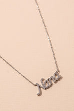 Load image into Gallery viewer, Nana Script Necklace - Silver