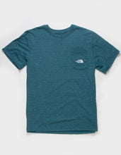 Load image into Gallery viewer, The North Face Men&#39;s SS Simple Logo Tri-Blend Tee Blue