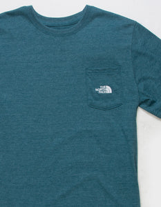 The North Face Men's SS Simple Logo Tri-Blend Tee Blue