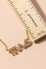 Load image into Gallery viewer, Mrs Script Necklace - Gold