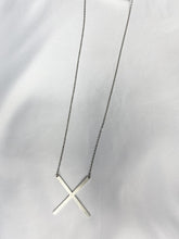 Load image into Gallery viewer, Large Silver Initial Necklace