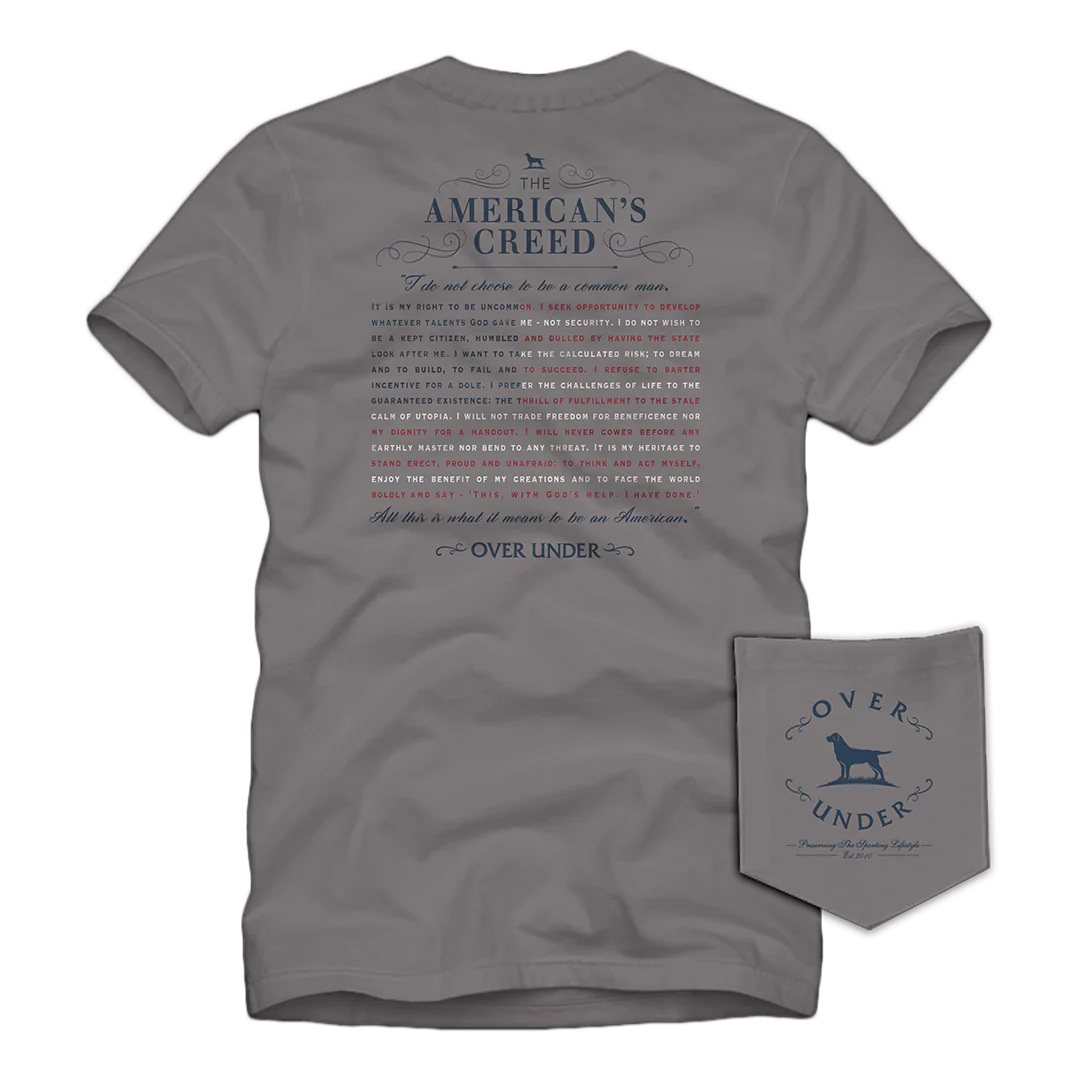 Over Under American Creed SS Tee