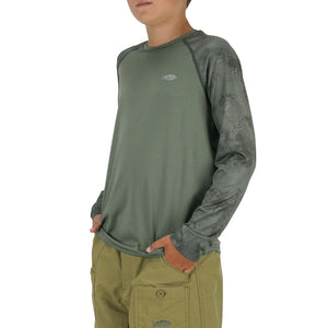 Aftco Youth Tactical Camo LS Shirt