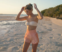 Load image into Gallery viewer, Southern Marsh Women&#39;s Lele Performance Short Peach &amp; Camellia