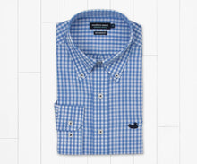 Load image into Gallery viewer, Southern Marsh Brentwood Gingham Performance Dress Shirt