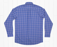 Load image into Gallery viewer, Southern Marsh Calabash Performance Dress Shirt Lilac &amp; Royal Blue