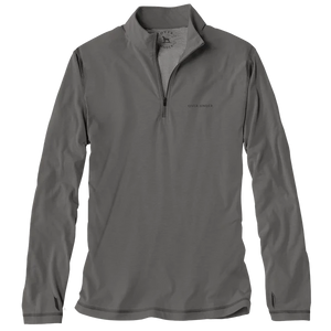 Over Under Core Layer 1/4 Zip Pullover Pewter
