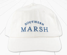 Load image into Gallery viewer, Southern Marsh Vintage Collegiate Hat White