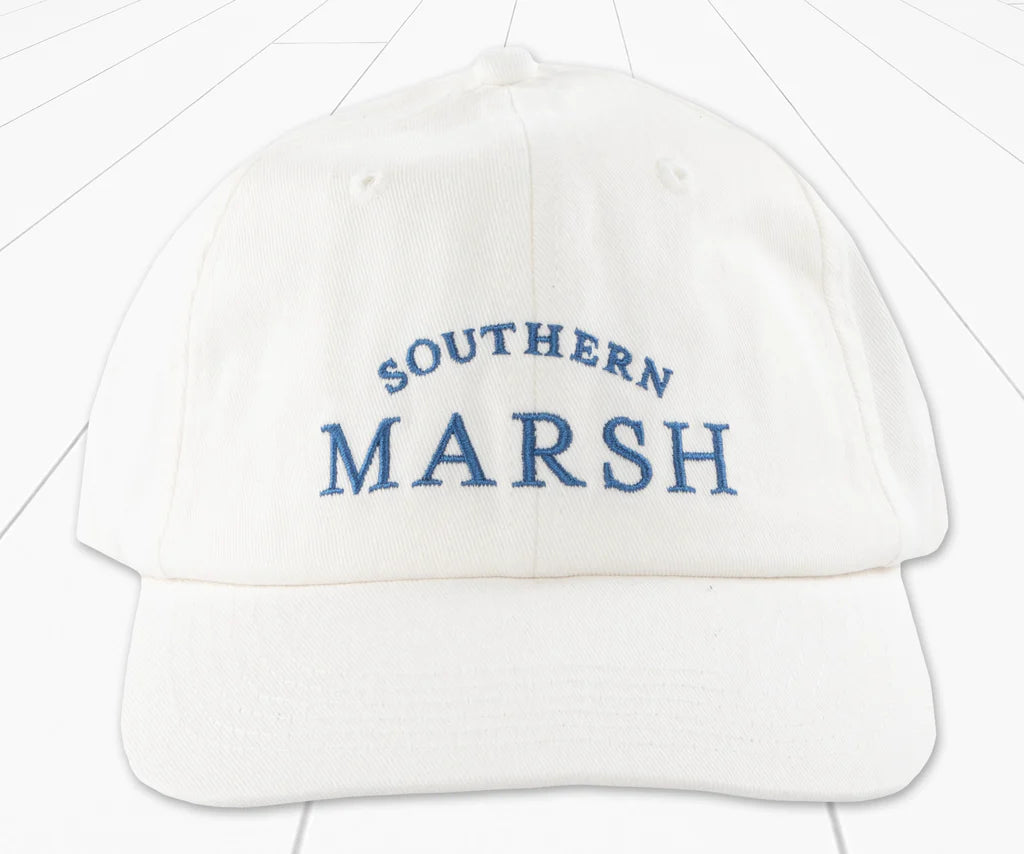 Southern Marsh Vintage Collegiate Hat White