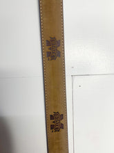 Load image into Gallery viewer, Crazyhorse Light Brown Stitch Leather Embossed Belt