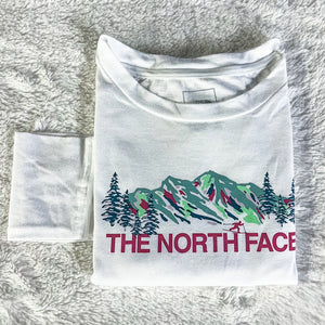 The North Face Girls Longsleeve Graphic Tee TNF White