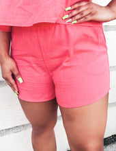 Load image into Gallery viewer, Be Pretty Shorts-Coral