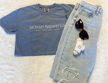 Load image into Gallery viewer, JAC&#39;s Since 2015 Logo Tee Blue Jean