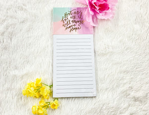 Mary Square Magnetic Notepad Always Have Hope