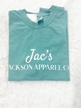 Load image into Gallery viewer, Jac&#39;s Logo Basic Tee-Seafoam