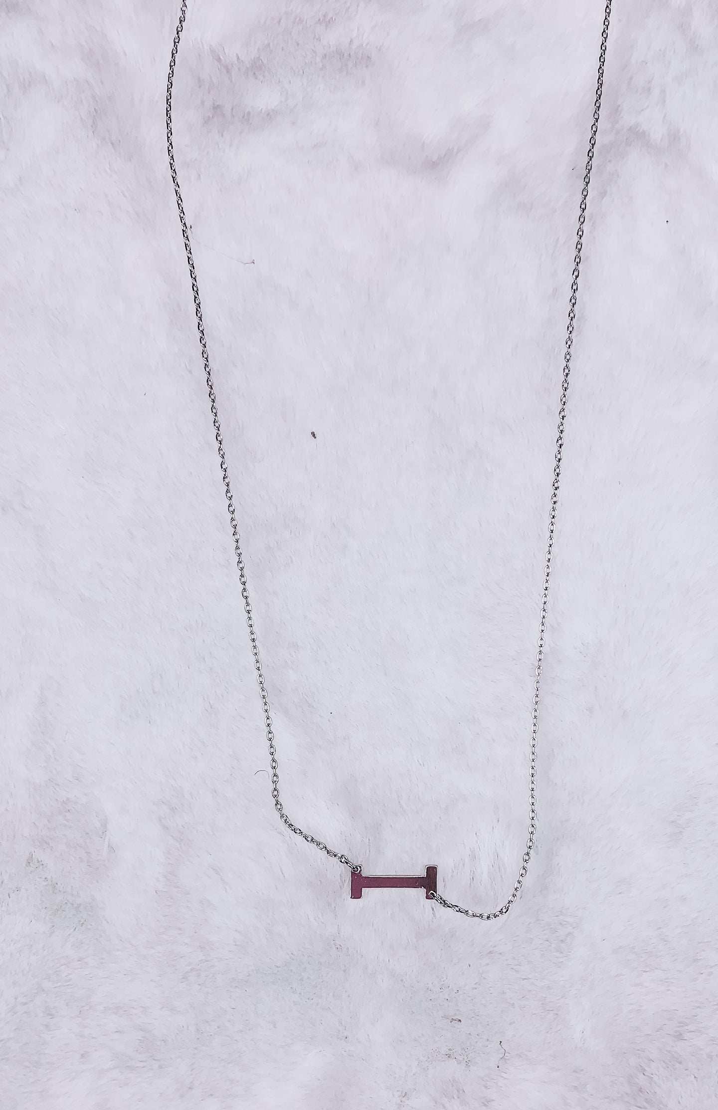 Must Have Silver Initial Necklace