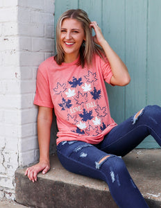 Love Fall Leaves Graphic Tee