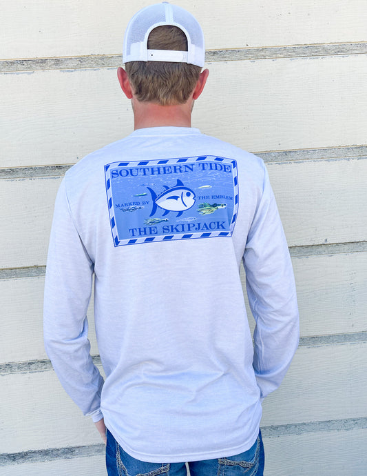 Southern Tide Under The Sea Men's Performance Long Sleeve Tee