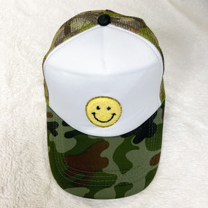 Happy Patch Hat-Camo