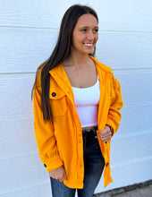 Load image into Gallery viewer, Oversized Basic Fleece Shacket-Yellow Gold