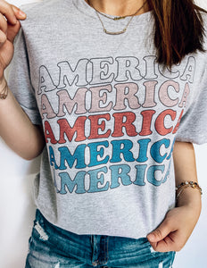 America America Graphic Tee