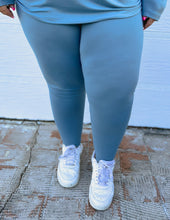 Load image into Gallery viewer, *Doorbuster* Zenana Leggings Plus Size-Blue Grey