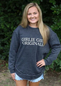 Girlie Girl Originals Logo Sweatshirt Black