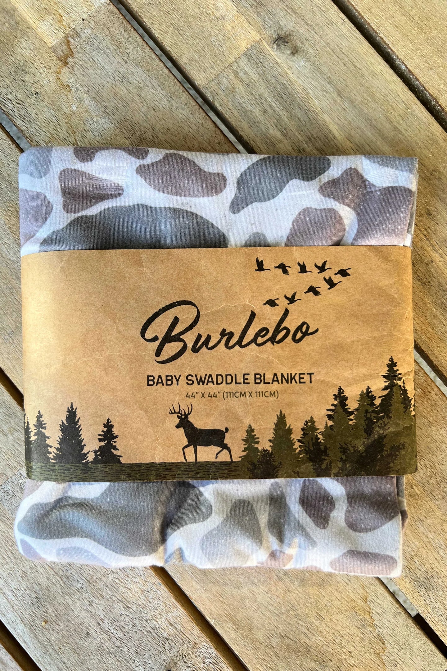 Burlebo Baby Swaddle-Classic Deer Camo
