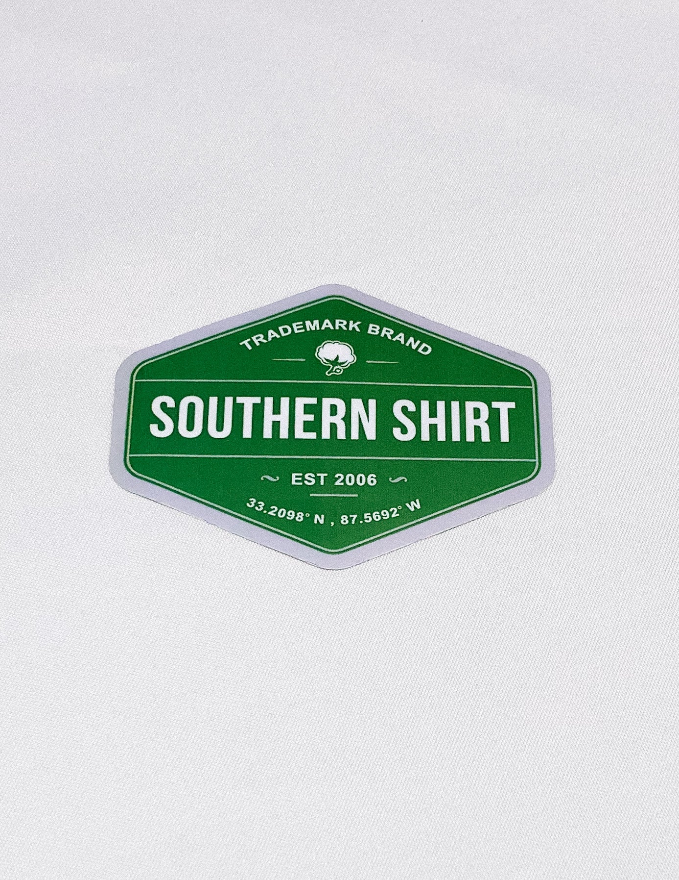 Southern Shirt Trademark Badge Sticker