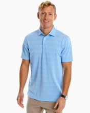 Load image into Gallery viewer, Southern Tide Men&#39;s Roster Calero Stripe Performance Polo