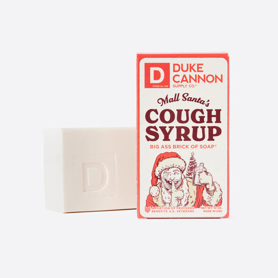 Duke Cannon Soap Mall Santa's Cough Syrup