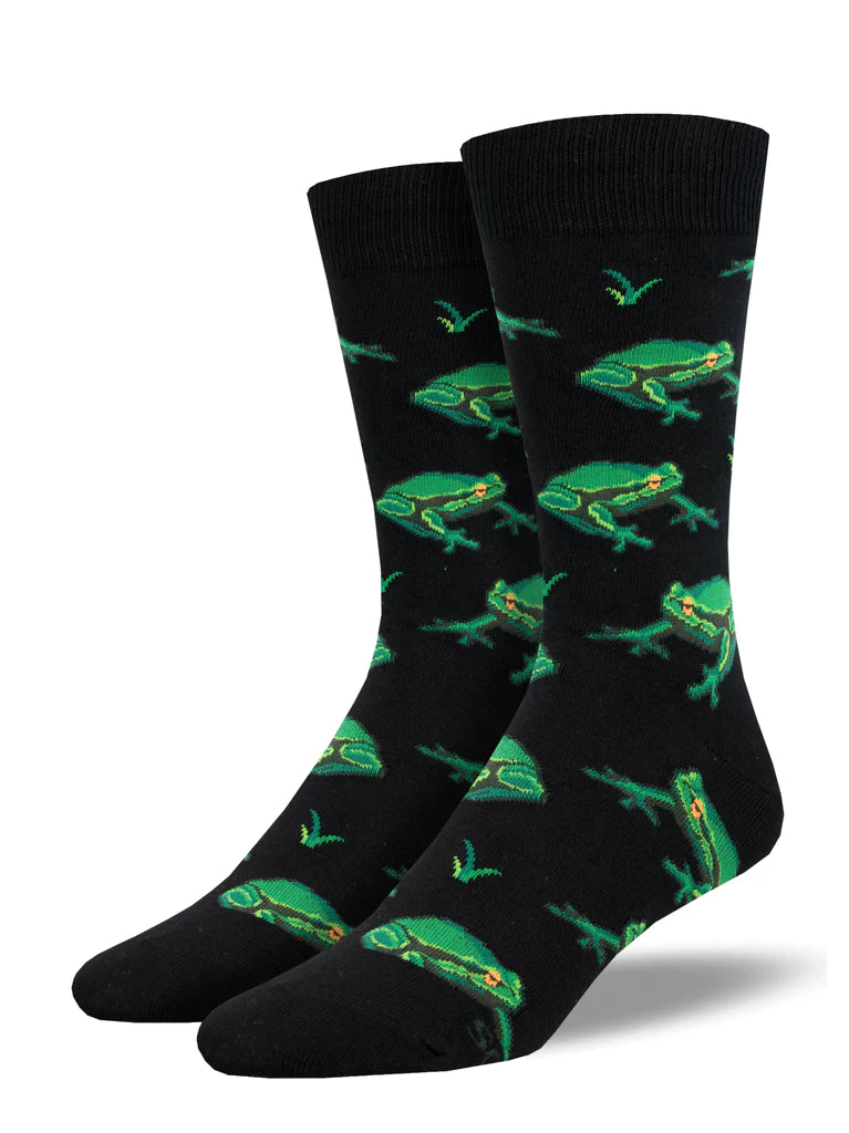 Sock Smith Night Frogs Men's Socks