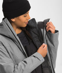 The North Face Women’s ThermoBall™ Eco Snow Triclimate® Jacket NF Medium Grey Heather/Asphalt Grey