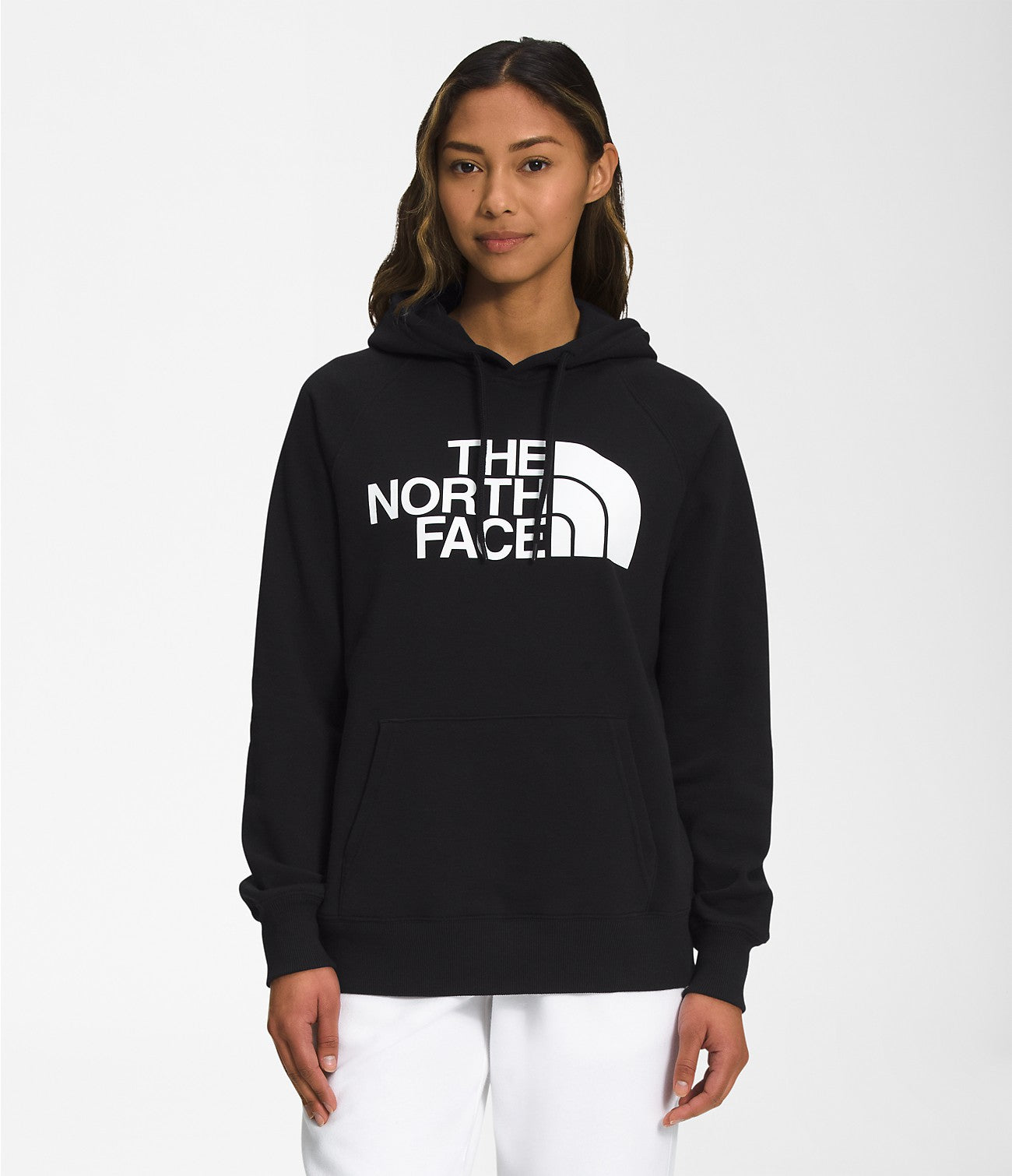 The North Face Women’s Half Dome Pullover Hoodie TNF Black White