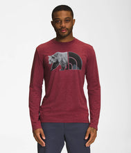 Load image into Gallery viewer, The North Face Men’s Long-Sleeve Tri-Blend Bear Tee