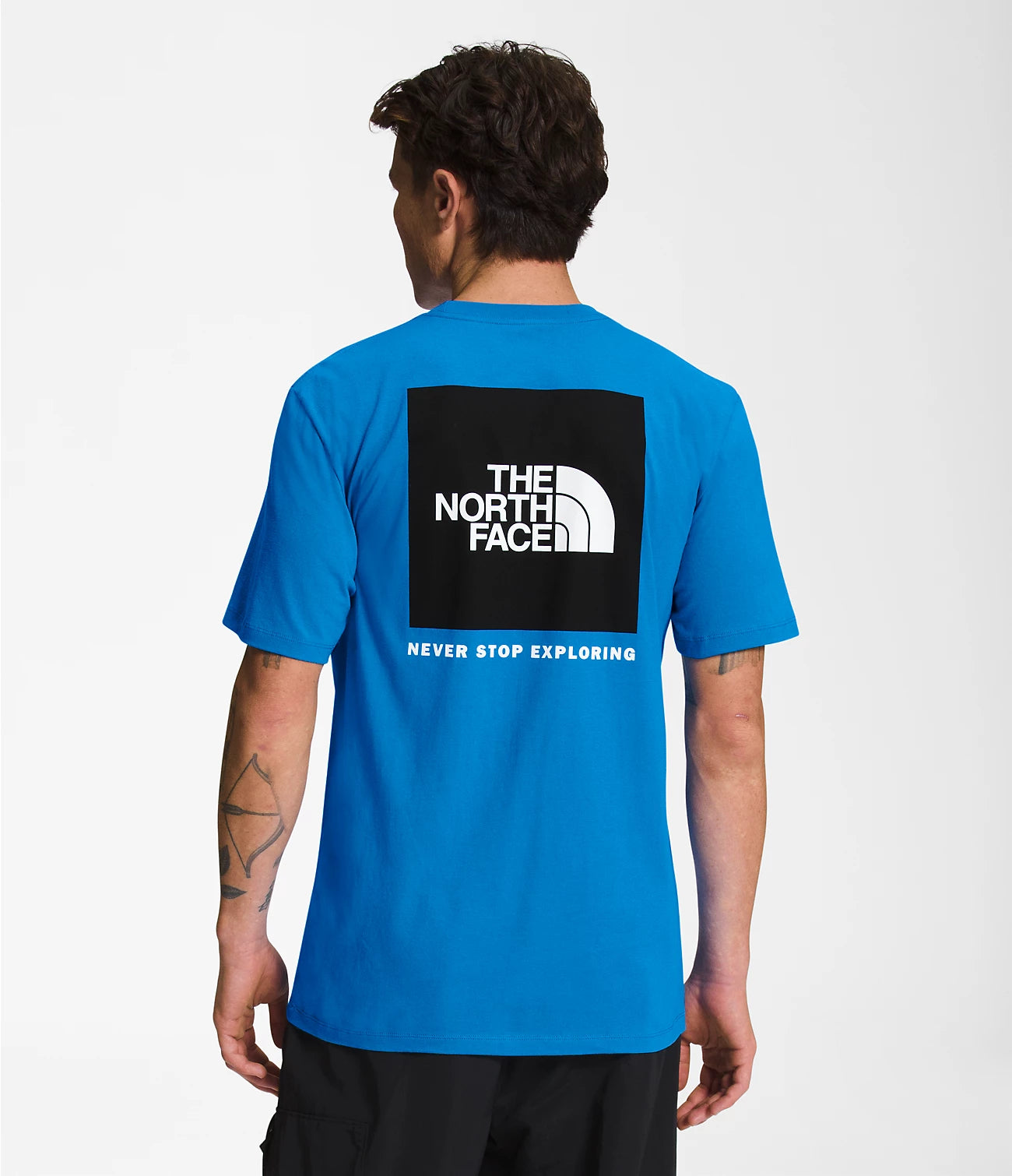 The North Face Men’s SS Box NSE Tee Super Sonic Blue