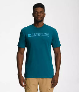 The North Face Men's Brand Proud SS Tee Blue Coral